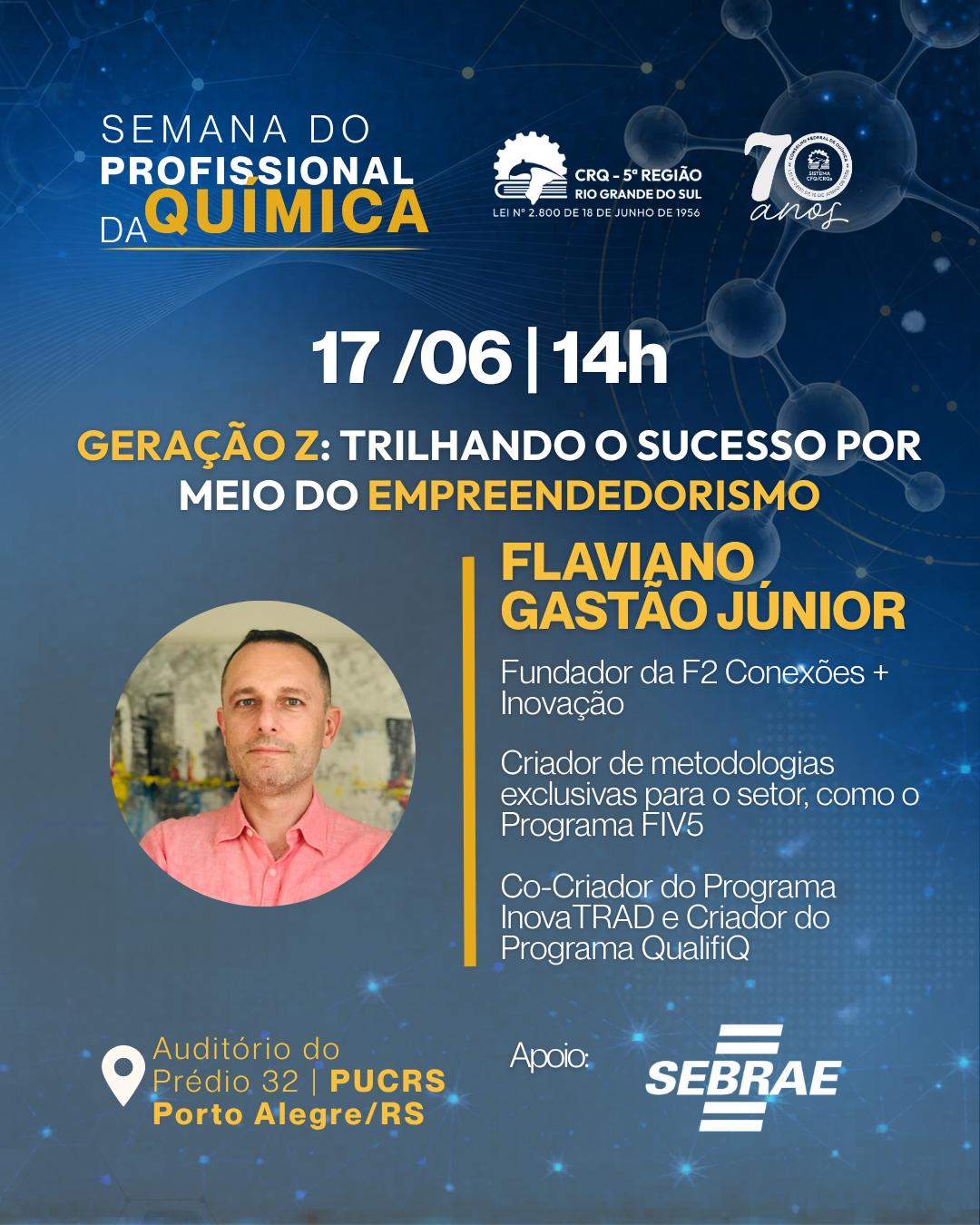 17/06 | GERAÇÃO Z  - Semana do Profissional da Química